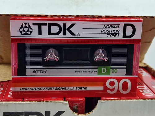 TDK D 90 USA 1986 10ER-PACK leere Audiokassette Band (versiegelt) neu aus alt... - Bild 3 von 7