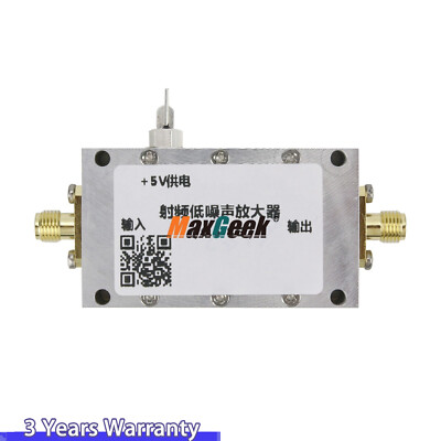 0.5-8G Broadband Amplifier Microwave Low Noise RF Amplifier+5V Power Supply
