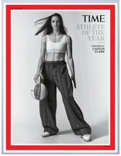 CAITLIN CLARK TIME Magazine 2024 Athlete of the Year - Includes BCW Sleeve/Board