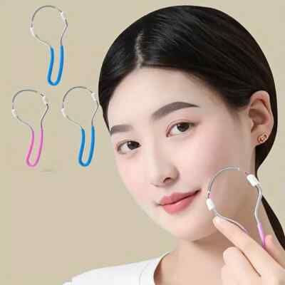 Gesicht Gesichtshaar Feder Entferner Stick Entfernung Gewinde Beauty Tool Epilierer *k`