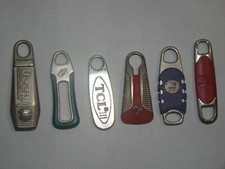 Lot of 6 Luggage Replacement Zipper Pulls