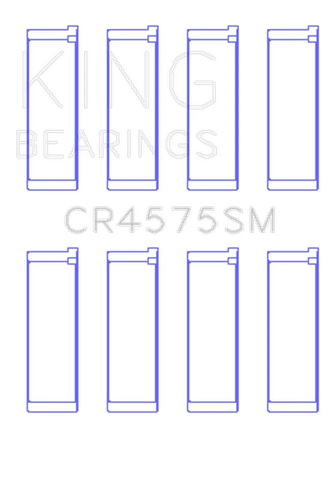 Juego de rodamientos de biela King Engine CR4575SM para HYUNDAI I30 G4FC Foto 4 de 4