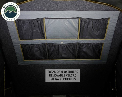 Overland Vehicle Systems Mamba 3 Clamshell Aluminum Roof Top Tent - Picture 6 of 12