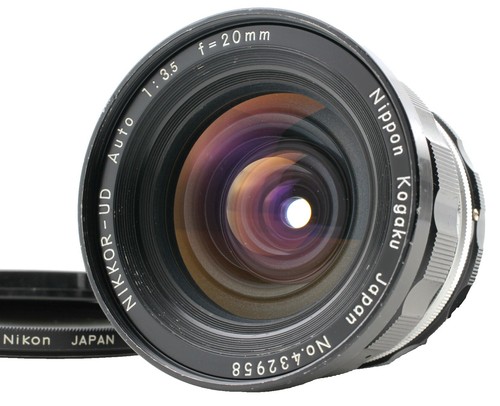 Nikon Nikkor-UD Auto 20mm f/3.5 non Ai MF Wide Angle Lens from