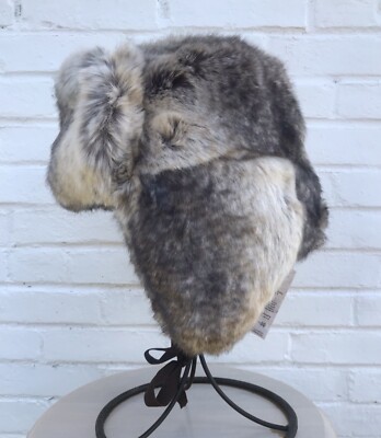IMPOSTER Faux Fur Trapper Hat, Russian Hat, 100% Animal  display picture 1