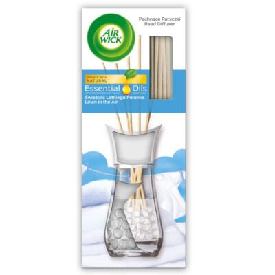 AIR WICK LINEN IN THE AIR Scent Reed Diffuser Home Fragrance 30ml