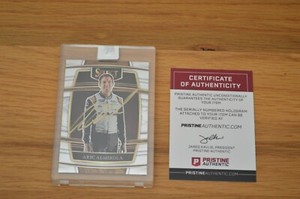 Aric Almirola Autographed 2022 Panini Select NASCAR Card #3 Encapsulated PA COA