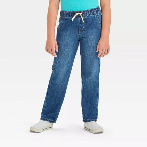 3 PAIRS Cat & Jack Boys' Straight Fit Pull-On Pants Boys Pants Big Kids Size 6 - Picture 3 of 4