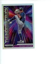 2021 Panini Prizm Draft Picks Thunderstruck Silver Irving Carter Rookie RC #T-IC