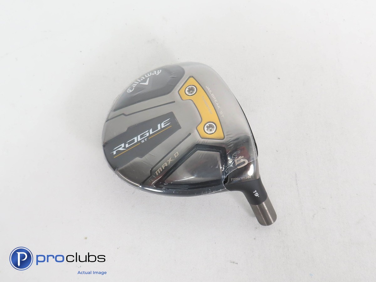 New! Callaway Rogue ST MAX D 19* - 5 Wood - Head Only - R/H 368828 
