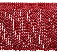 "Cherry Red 6\" Bortenfransenbesatz, Deko Gimp Design [Pro Yard]"