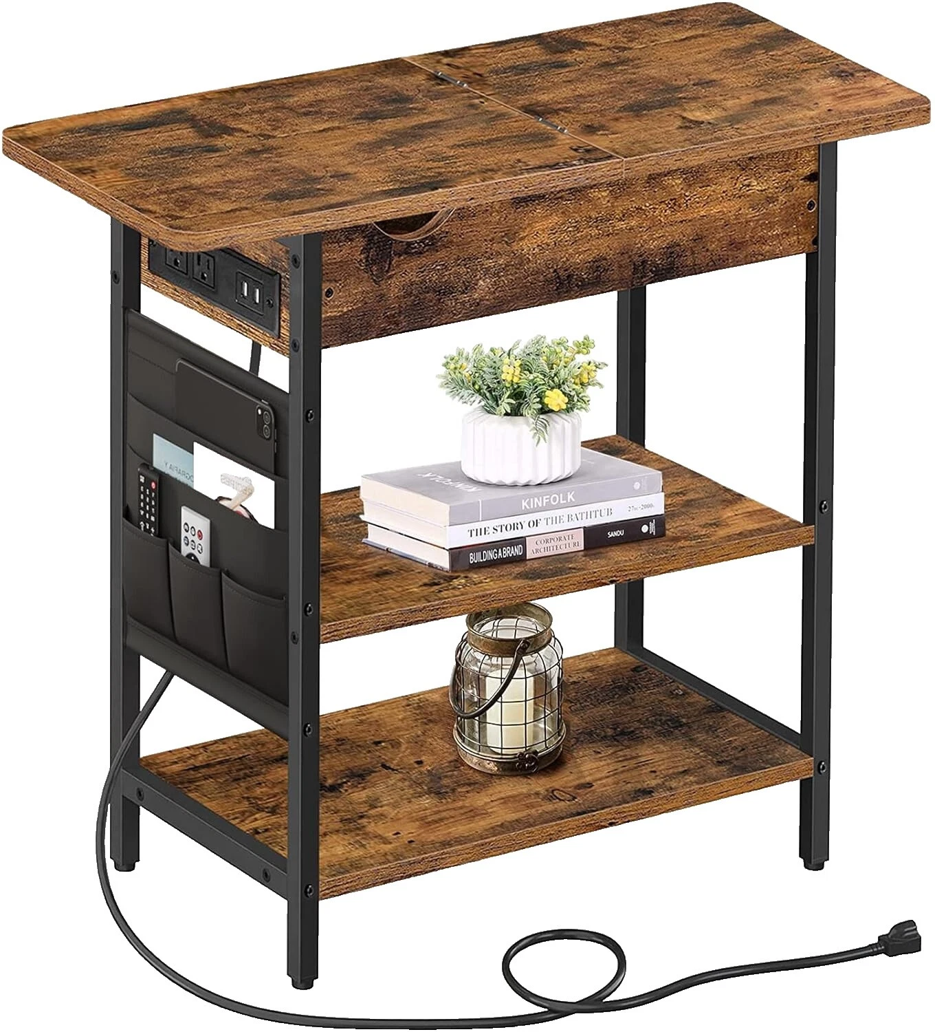 Tablas de piedra marrón