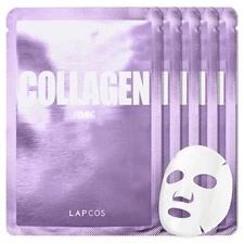 Pack of 5 Collagen Skin Treatment Mask for Youthful Complexion Anti Aging