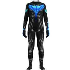 Titans Batman Nightwing Jumpsuit Cosplay Robin Superhero Adult Kids Bodysuits