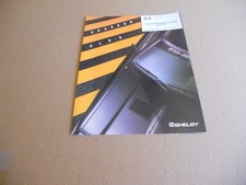 Original 1986 Shelby Dodge Charger Glh-s Sales Brochure