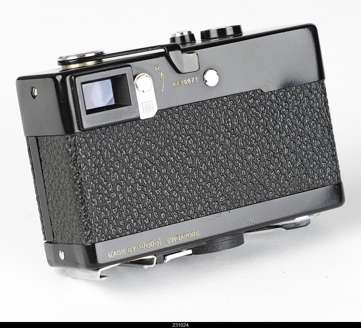Black Rollei 35 With Lens Schneider S-Xenar 3,5/40mm With Case