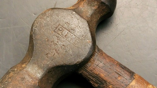 Vtg Plumb Ball Peen Hammer Relic of the Past 1-1/8" Face 3-3/4" Head 12 3/4"L - Picture 2 of 12