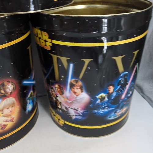 STAR WARS 2005 Doritos Collector's Tin Popcorn Bucket Lot Of 3 - Picture 2 of 15