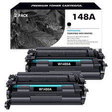 2PK W1480A 148A Toner Cartridge for HP LaserJet Pro 4001dn MFP 4101fdw New Chip