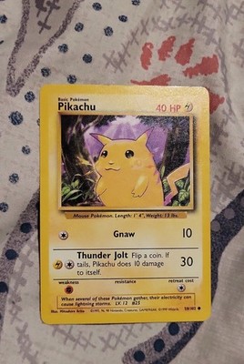 Pikachu Gnaw 58/102 Regular Mint