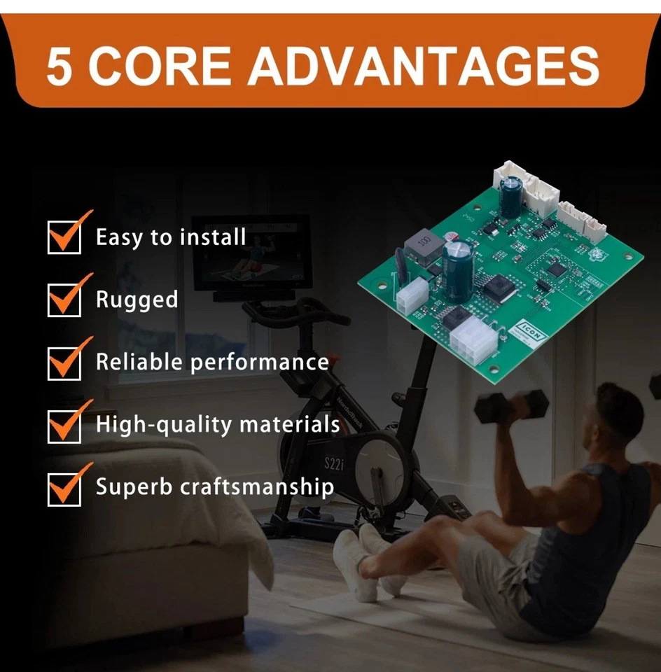 S22I Control Board 430157 Exercise Bikes Controller Studio Cycle PowerBoard - Image 2 of 4