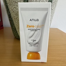 Anua Zero-Cast Moisturizing Finish Sunscreen SPF 50 Glow Natural USA Version