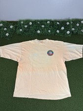 Vintage Quiksilver Tie Dye Volleyball T-Shirt XL Orange USA Made SEE READ
