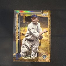 Topps 2025 Gilded Collection Honus Wagner #87 Pirates Baseball Card /99