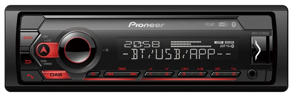 Pioneer DAB USB MP3 Bluetooth Autoradio für Seat Ibiza (2002-2008) - Bild 4 von 4
