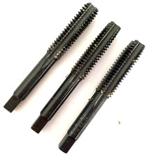 7/16-14 TAP SET TAPER, PLUG  BOTTOMING HSS 3 PC SET STRAIGHT LINE