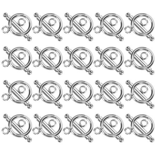 20 Set Bracelet Toggle Clasps Stainless Steel OT Buckle Necklace DIY Jewelry - Picture 7 of 23