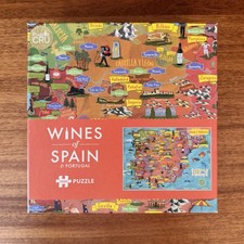 Wines of Spain Portugal 1000 Piece Puzzle Cru Complete