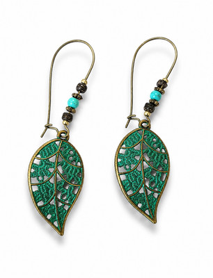 Fashion Vintage Boho Style Dangle Drop Leaf Earrings For Women Fashion Jewelry