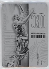 2012 Panini Select In Flight Selections Printing Plate Black 1/1 Serge Ibaka p8y