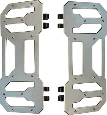 Pro-One Performance 500770 12 Zoll Billet Fahrer Fußraste Plattform - Chrome