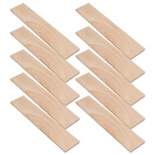 30 Pcs Pine Planks Wood Boards for Crafting Crafts Rectangle Unfinished