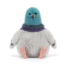 Jellycat Strutton Pigeon Plush Toy 7 Inch Polyester Stuffed Animal Unique Design