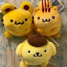 Sanrio Pompompurin Butt Mascot Scorn Baguette Set New