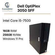 Dell OptiPlex 3050 SFF Desktop PC i5-7500 16GB RAM 256GB NVMe SSD Win11 Pro