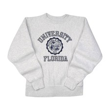 Vtg 80s University Of Florida Gators Reverse Weave Soffe Crewneck Sweatshirt - M