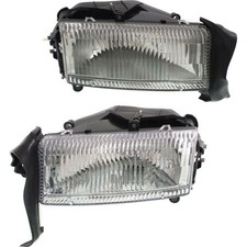 Headlight Set Left Right Clear Lens For Dodge Dakota Durango 1997-2004 2pcs
