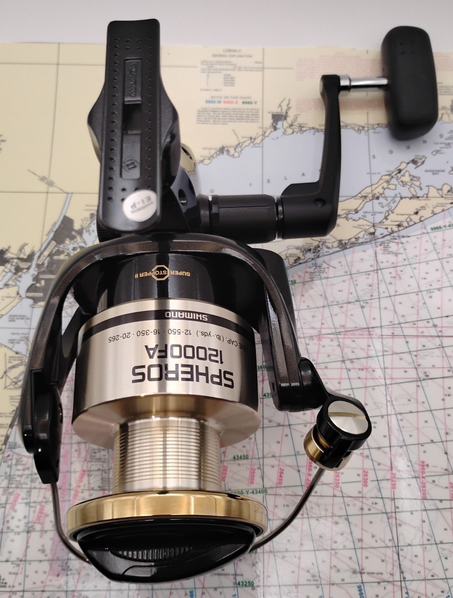 ebay shimano reels spheros 12000fa NEW SHIMANO SPHEROS 12000FA SPINNING FISHING REEL *PERFECT SURF - SHORE -  BOAT !