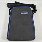 Original Nintendo Game Boy Black & Blue Carrying Case Travel Bag - Vintage