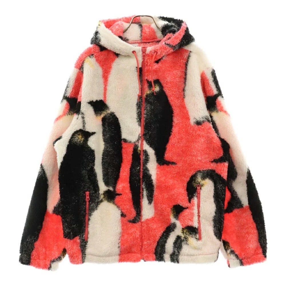 Veste polaire à capuche Penguins Supreme taille M 20Fw capuche pingouin rose FkU48