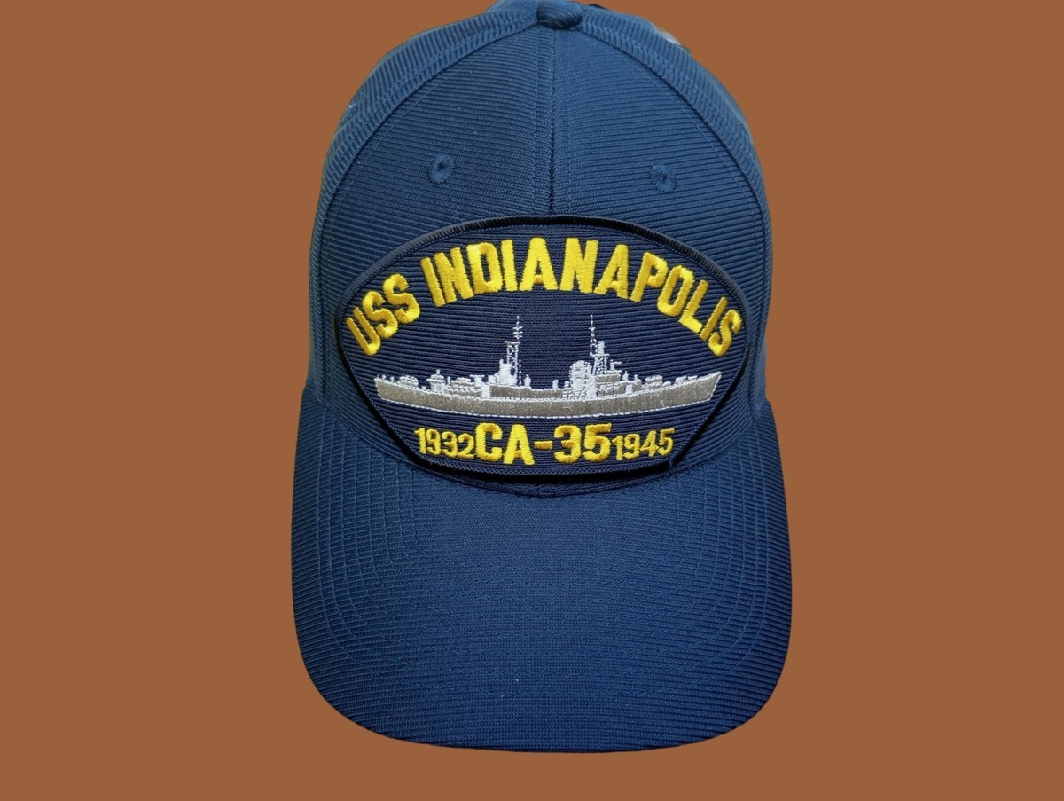 スターラックス航空 ベースボールキャップ USS INDIANAPOLIS CA-35 1932-1945 U.S NAVY SHIP HAT OFFICIAL