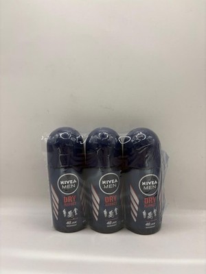 NIVEA MEN Dry Impact Anti-Perspirant Roll-On Deodorant 50ml PACK OF 3