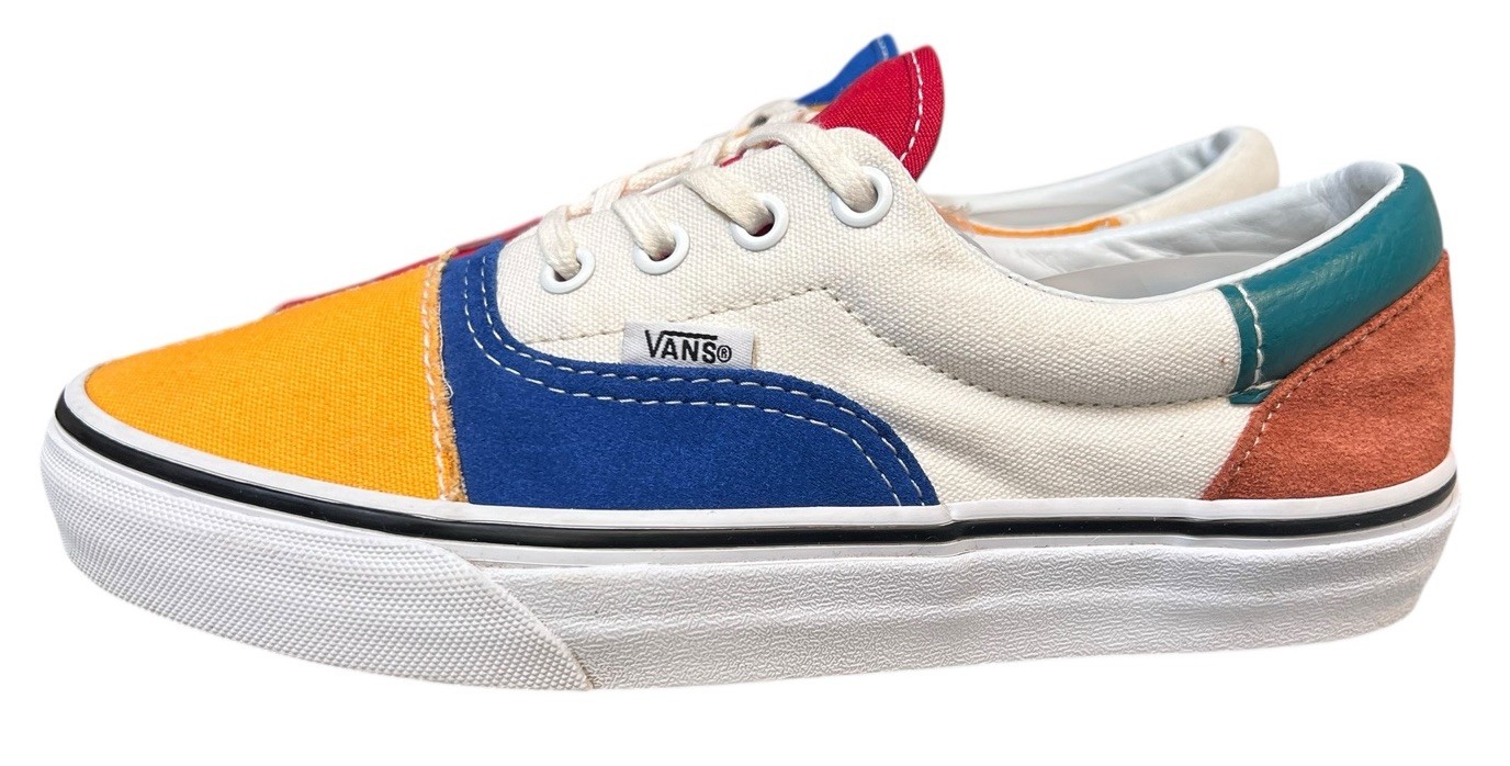 Vans Off The Wall Era Patchwork Multi Colored Low… - image 3