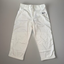 Nike Vapor Boys Select High Piped Baseball 3/4 Pants White BQ6444-102 Size L