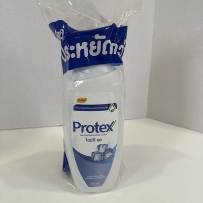 2-Pack Protex Icy Cool Shower Gel Icy Cool Body Wash Bath Antibacterial 450 ml