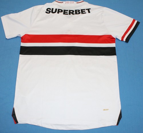 Sao Paulo FC Camisa 2025 Home Fußball Trikot - New Balance ⚫ ⚪ 🔴 Brasilien - Bild 2 von 12